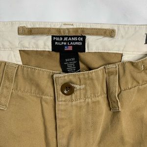 Vintage Ralph Lauren Khakis, Men’s Size 34x32, 100% Cotton